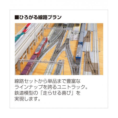 Unitrack 315mm (12 3/8") Radius 45-Degree Curve Track (4-Piece) $19.71 Toy Train Set Tracks