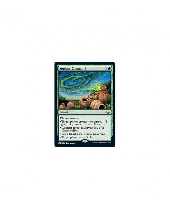 Magic: the Gathering - Verdant Command (182) - Modern Horizons 2 $10.89 Trading Cards & Accessories