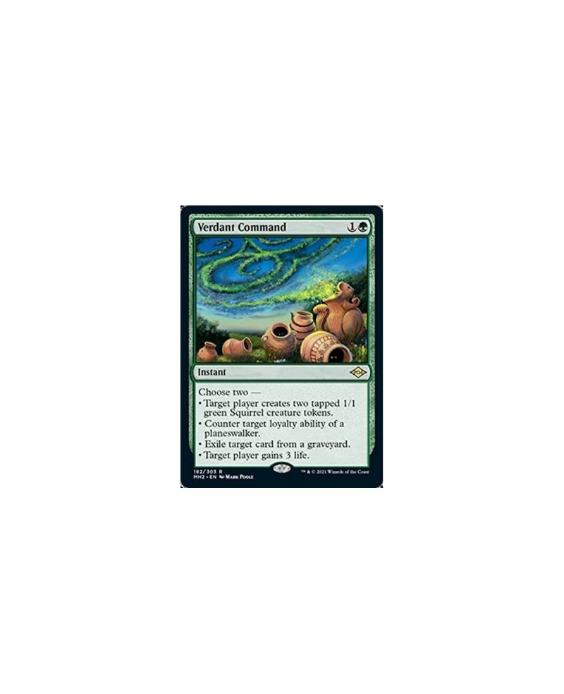 Magic: the Gathering - Verdant Command (182) - Modern Horizons 2 $10.89 Trading Cards & Accessories