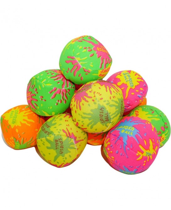 24 Pack - 2" Water Bomb Splash Balls - Mini Water Absorbent Ball - Kids Pool Toys Outdoor Water Activities for Kids Pool Beac...