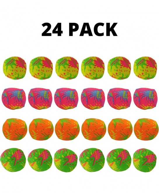 24 Pack - 2" Water Bomb Splash Balls - Mini Water Absorbent Ball - Kids Pool Toys Outdoor Water Activities for Kids Pool Beac...