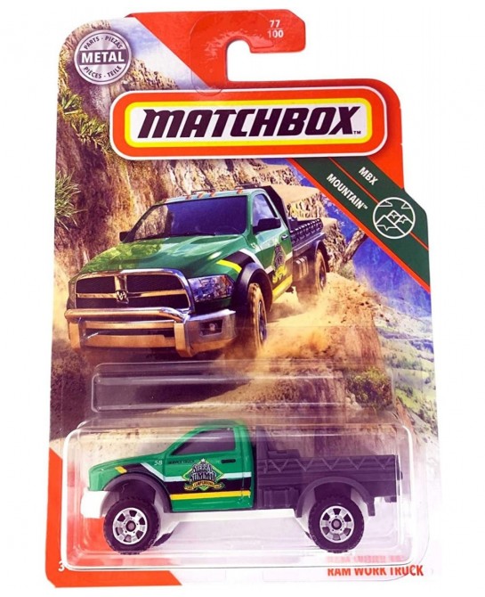 2020 MBX Mountain 77/100 - Ram Work Truck (Green) $19.19 Kids' Play Trucks