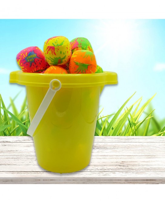 24 Pack - 2" Water Bomb Splash Balls - Mini Water Absorbent Ball - Kids Pool Toys Outdoor Water Activities for Kids Pool Beac...