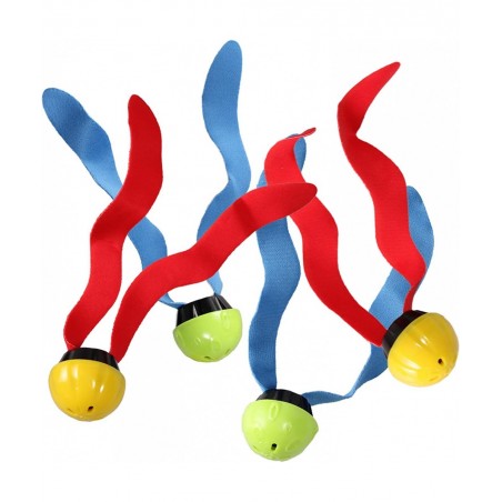 32 Pcs Diving Pool Toys Set with Bonus Storage Bag Includes Diving Rings Diving Sticks Toypedo Bandits Diving Toy Balls Octop...