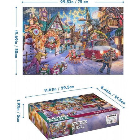 Puzzles for Adults Jigsaw Puzzles for Adults Jigsaw Puzzle for Teens & Adults (1000 Piece Wooden Puzzle Christmas Entertainme...