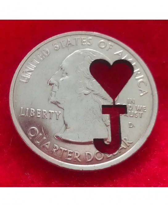New Cut Out Quarter Dollar Coin Magic Trick / 25 Cent US 25c Cut Out Coin $31.75 Magic Kits & Accessories