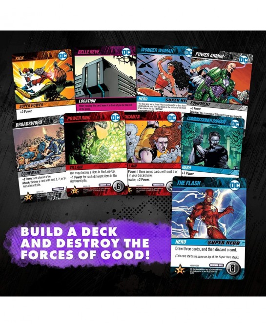 DC Deck-Building Game: Forever Evil - It’s Good to be Bad - Play as DC Universe Villains Harley Quinn Deathstroke Black Adam ...
