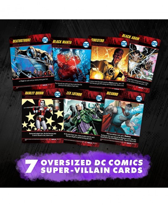 DC Deck-Building Game: Forever Evil - It’s Good to be Bad - Play as DC Universe Villains Harley Quinn Deathstroke Black Adam ...