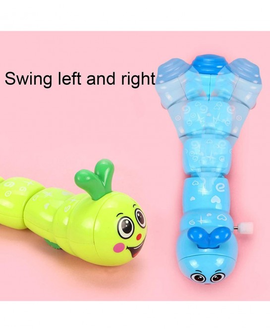 Swing Caterpillar Wind Up Toys for Kids Clockwork Mold Classic Educational Wind-Up Toys Christmas Eve Box Fillers Kids Gift f...