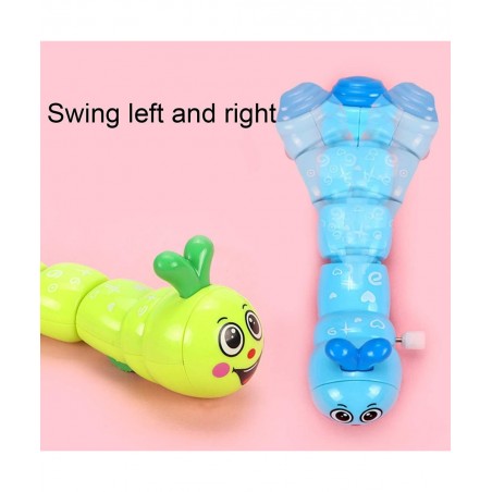 Swing Caterpillar Wind Up Toys for Kids Clockwork Mold Classic Educational Wind-Up Toys Christmas Eve Box Fillers Kids Gift f...