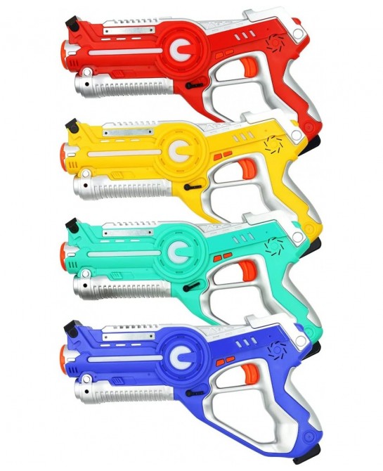 Laser Tag - Laser Tag Guns Set of 4 - Multi Player Lazer Tag Set for Kids Toy for Teen Boys & Girls - Outdoor Game for Kids A...