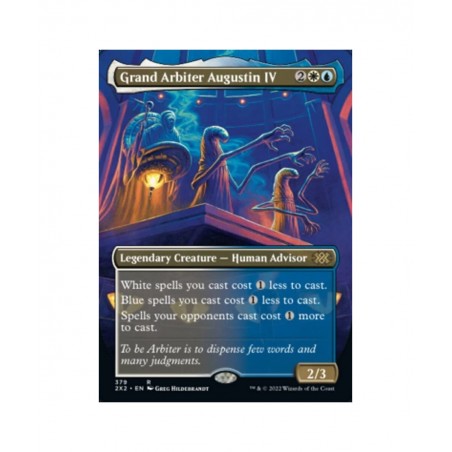 Magic: the Gathering - Grand Arbiter Augustin IV (379) - Borderless - Foil - Double Masters 2022 $13.00 Trading Cards & Acces...