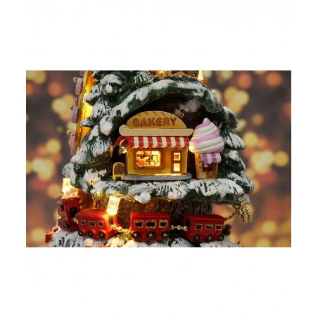 Dollhouse Miniature DIY House Kit Creative Room with Furniture for Romantic Valentine's Gift (Snowy Wonderland) $34.23 Dollho...