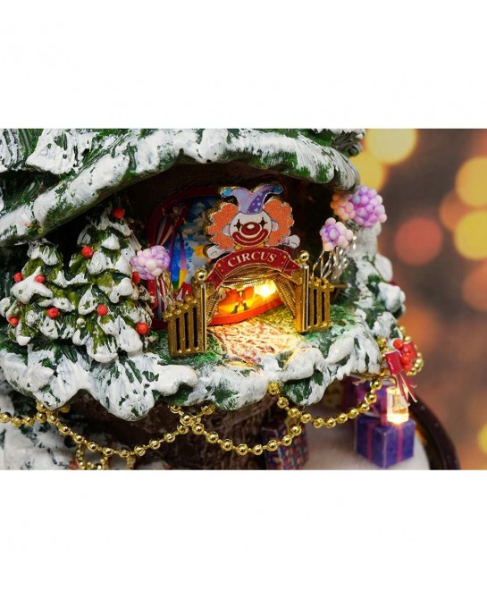 Dollhouse Miniature DIY House Kit Creative Room with Furniture for Romantic Valentine's Gift (Snowy Wonderland) $34.23 Dollho...