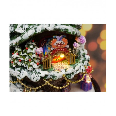 Dollhouse Miniature DIY House Kit Creative Room with Furniture for Romantic Valentine's Gift (Snowy Wonderland) $34.23 Dollho...