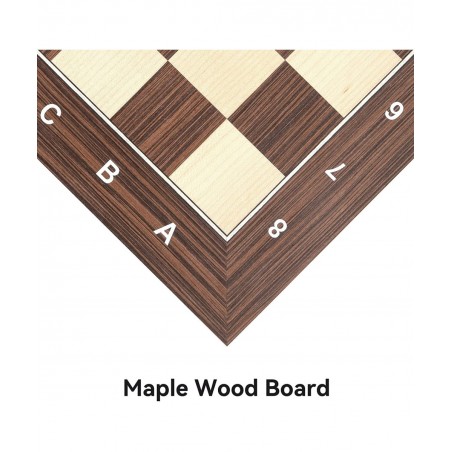16" Wood Chess Board Tournament Chess Board with 1.6" Squares Ideal Gift for Chess Players $107.78 Board Games
