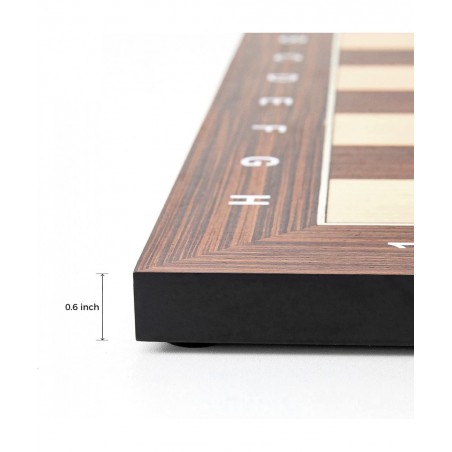 16" Wood Chess Board Tournament Chess Board with 1.6" Squares Ideal Gift for Chess Players $107.78 Board Games