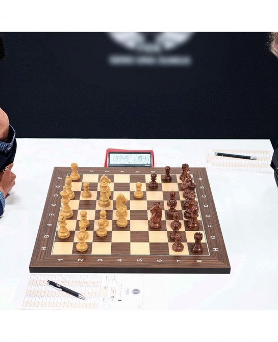 16" Wood Chess Board Tournament Chess Board with 1.6" Squares Ideal Gift for Chess Players $107.78 Board Games
