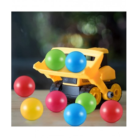 Multi-Colored Replacement Toy Balls Crush Proof Bulldozer Balls Soft Plastic Air-Filled Ocean Balls for Toddlers 1.75 Inch Ba...
