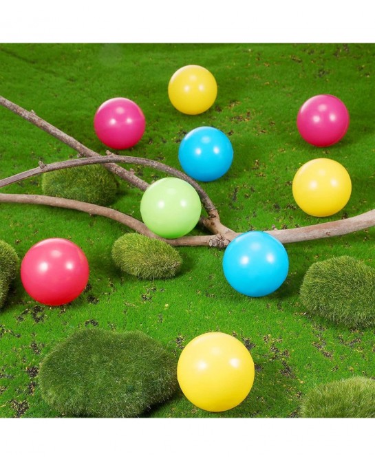 Multi-Colored Replacement Toy Balls Crush Proof Bulldozer Balls Soft Plastic Air-Filled Ocean Balls for Toddlers 1.75 Inch Ba...