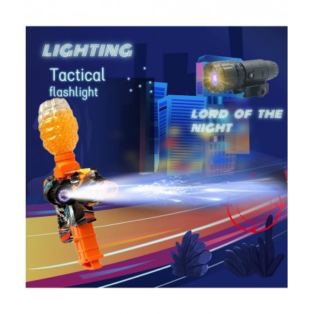 Gel Ball Blaster Splatter Ball Blaster Injector with 2 Batteries Electric Shooting Toy Includes 20 000 Splat Beads and More M...