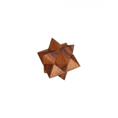 6 Wooden Puzzle Gift Set in A Wood Box - 3D Unique IQ Puzzles $51.37 Brain Teaser Puzzles