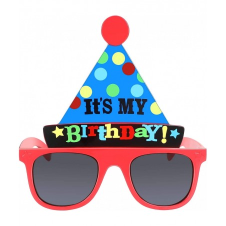 Happy Birthday Glasses It's My Birthday Funny Hat Glasses Birthday Party Sunglasses Novelty Party Hat Glasses Self Photo Prop...
