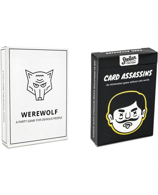 Werewolf + Card Assassins Party Pack $39.78 Card Games