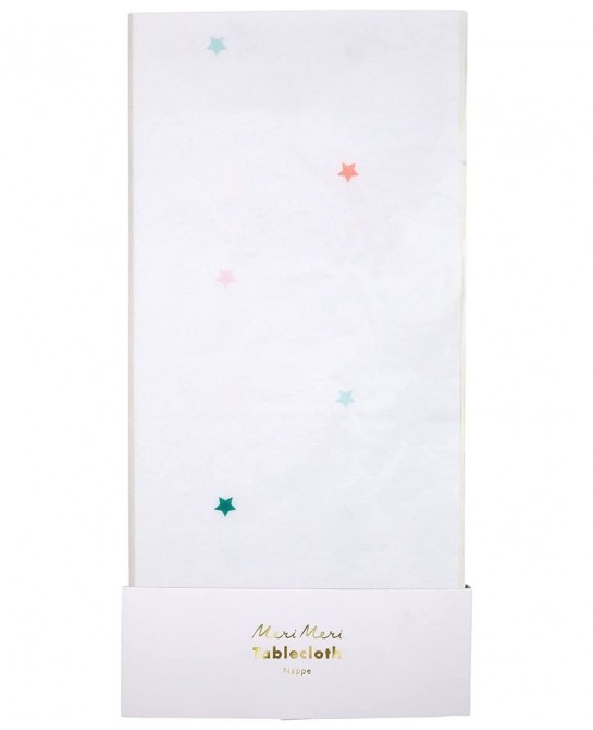 Rainbow Star Paper Tablecloth (Pack of 1) $26.36 Kids' Party Tablecovers