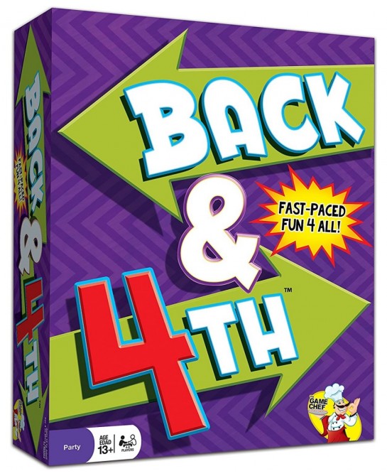 Back & 4th - Fast-Paced Fun 4 All Family Games - Perfect for Parties and Game Nights $43.70 Board Games