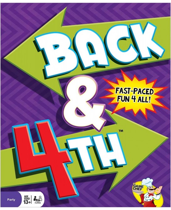 Back & 4th - Fast-Paced Fun 4 All Family Games - Perfect for Parties and Game Nights $43.70 Board Games