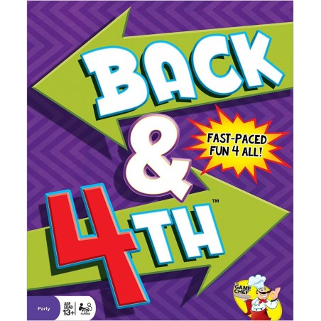 Back & 4th - Fast-Paced Fun 4 All Family Games - Perfect for Parties and Game Nights $43.70 Board Games