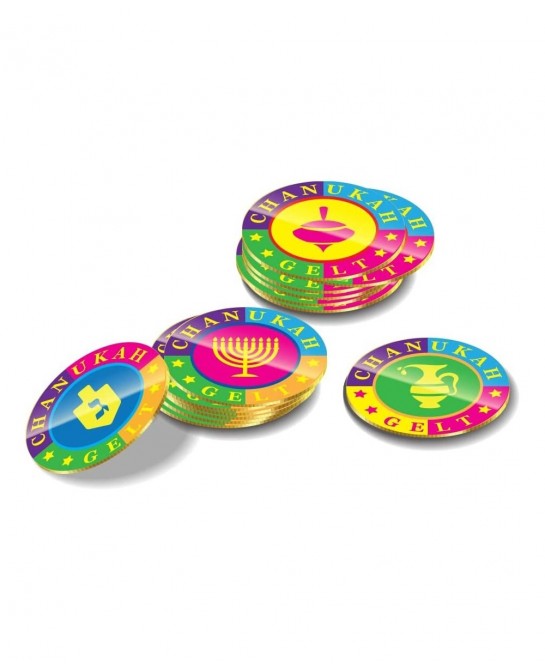 30 Medium Dreidels - Assorted Colors - Classic Chanukah Spinning Draidel Game Gift and Prize - Bulk Value Pack - by Izzy n Di...