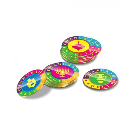 30 Medium Dreidels - Assorted Colors - Classic Chanukah Spinning Draidel Game Gift and Prize - Bulk Value Pack - by Izzy n Di...