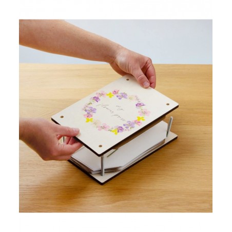 Wooden Flower Press Kit for Art and Crafts Supplies or Card Decorations | Preserve a Special Memory | Creative Gifts for Her ...