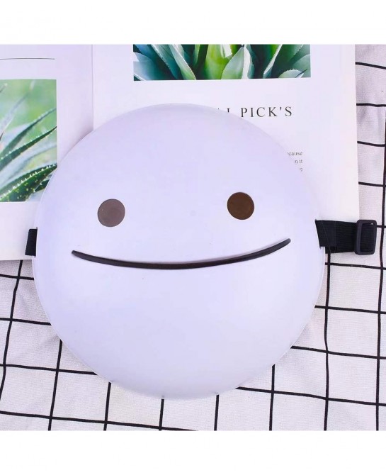 Halloween Dream Mask White Smile Cosplay Masquerade Mask Dream Mask Music Song Video Same Party Dance Cosplay Props $17.91 Ki...