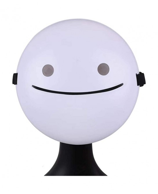 Halloween Dream Mask White Smile Cosplay Masquerade Mask Dream Mask Music Song Video Same Party Dance Cosplay Props $17.91 Ki...