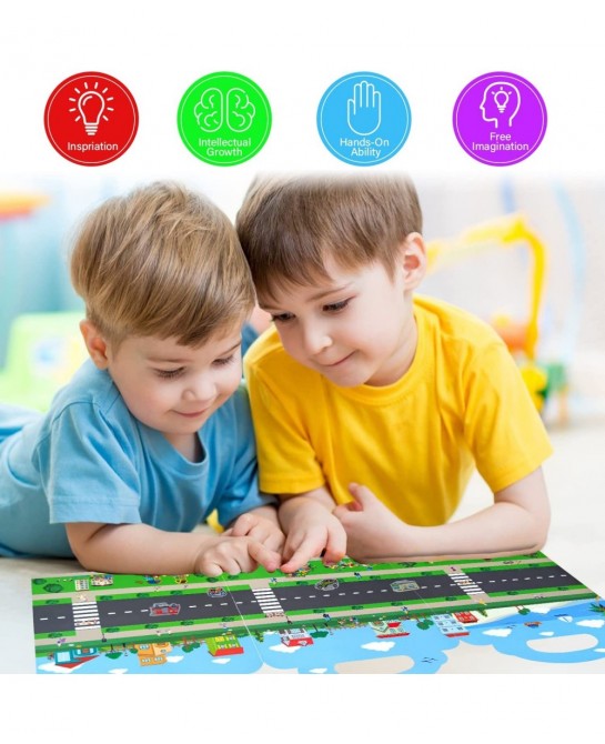 Reusable Sticker Book for Kids 2 Sets Dinosaur and Vehicles Moveable Scenes Activity Sticker Book Waterproof Toddler Sticker ...