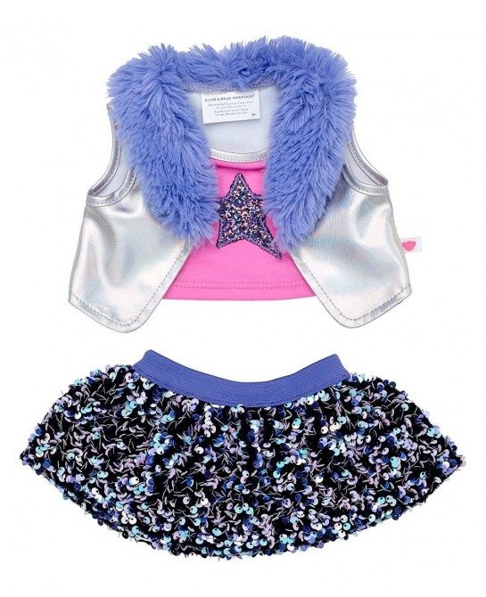 Workshop Iridescent Vest & Sequin Skirt Set 2 pc. $45.66 Stuffed Animal Clothing & Accessories