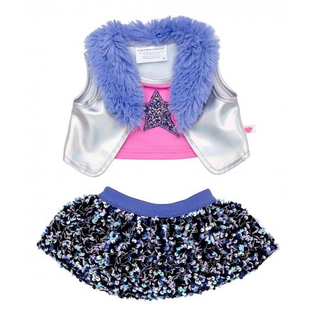 Workshop Iridescent Vest & Sequin Skirt Set 2 pc. $45.66 Stuffed Animal Clothing & Accessories