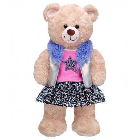 Workshop Iridescent Vest & Sequin Skirt Set 2 pc. $45.66 Stuffed Animal Clothing & Accessories