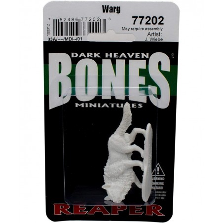 RPR77202 Bones Warg Miniature $17.39 Game Accessories