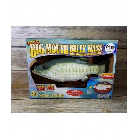Big Mouth Billy Bass the Singing Sensation Sings "I Will Survive" and " Dont Worry Be Happy" with Motion $82.59 Gags & Practi...