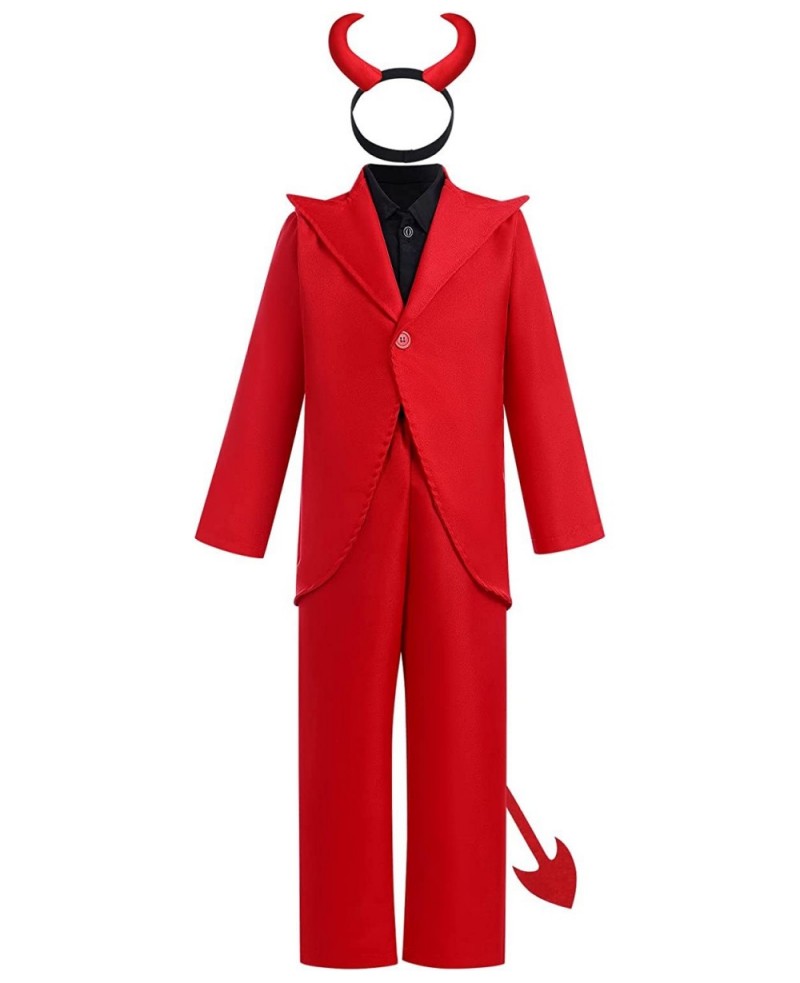 Kids Girls Boys Devil Costume Party Halloween Dress Up Clothes $46.88 Kids' Costumes