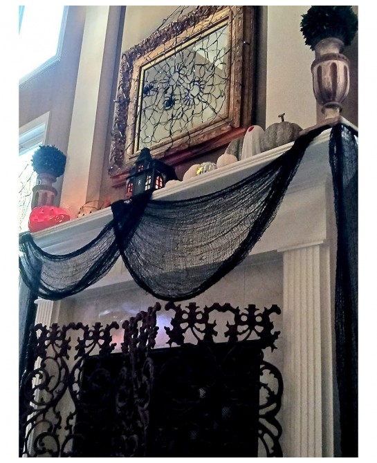 Halloween Creepy Cloth Decoration 12 FEET x 2.5 FEET (1 Pack) $15.05 Gags & Practical Joke Toys