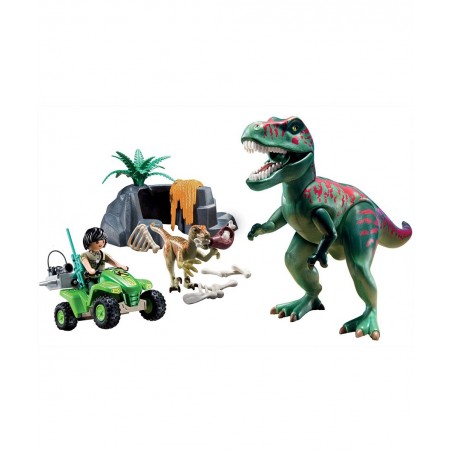 Explorer Quad with T-Rex Multicolor $44.69 Play Figure Playsets