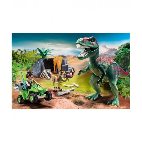Explorer Quad with T-Rex Multicolor $44.69 Play Figure Playsets