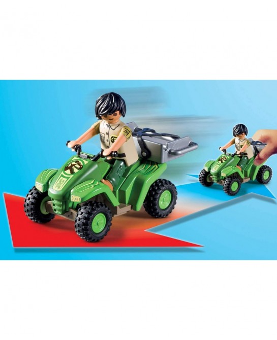 Explorer Quad with T-Rex Multicolor $44.69 Play Figure Playsets