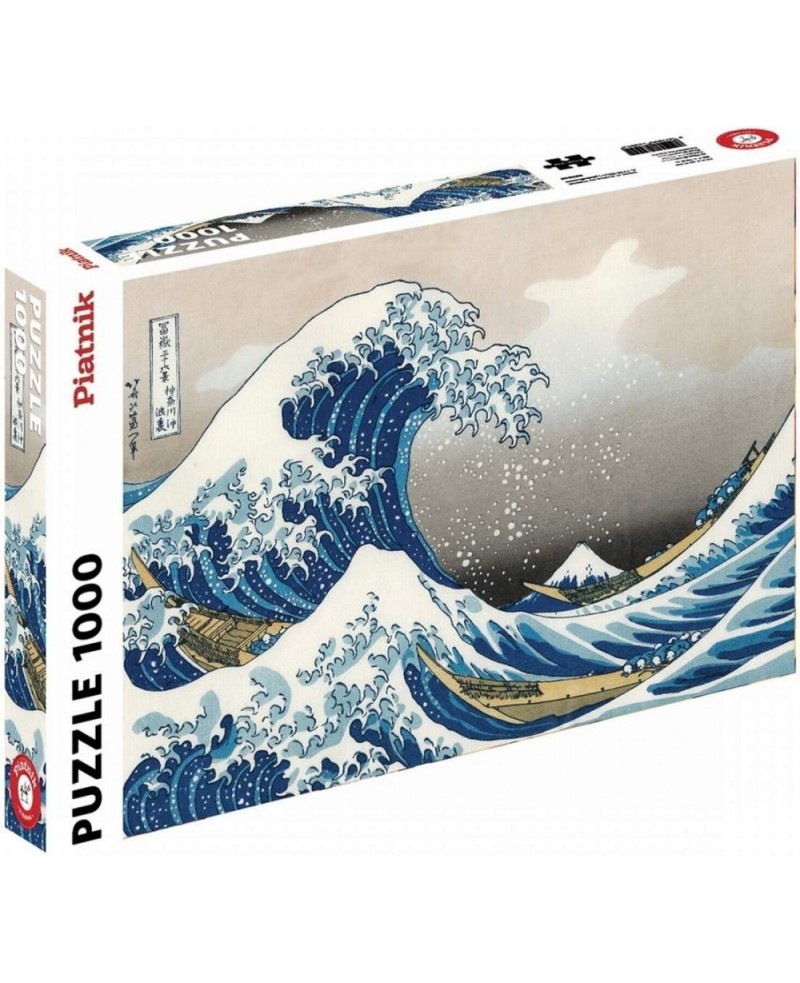 Hokusai The Wave 1000 Piece Jigsaw Puzzle $43.37 Jigsaw Puzzles