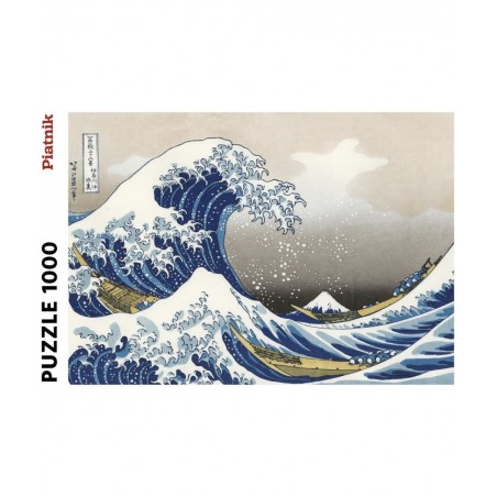 Hokusai The Wave 1000 Piece Jigsaw Puzzle $43.37 Jigsaw Puzzles